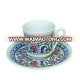 (12 Pcs) wholsale cheaper price coffee cup and saucer ceramic porcleian Turkish coffee cups