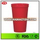 22oz eco-friendly reusable hard plastic red cup