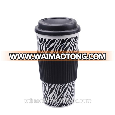 Plastic coffee cup hot drink. 450ml