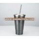 stainless steel straw mug cup/mugs and cups/wholesale coffee cups